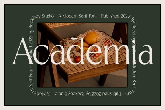 Academia: A Refined Serif Font for Makers