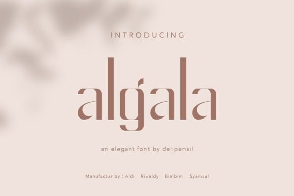Algala: A Sophisticated Sans Serif Typeface for Editorial Design