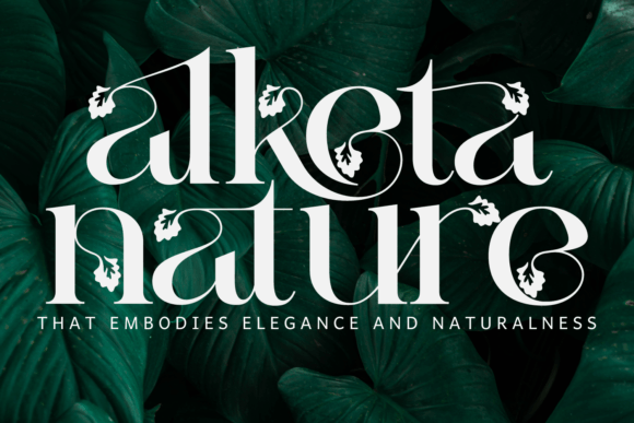 Alketa Nature: A Serif Font for Elegant Campaigns