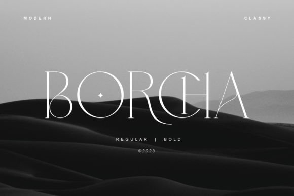 Borcha: A Stylish Serif Font for Digital Design