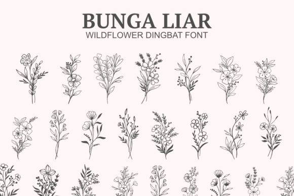 Bunga Liar: A Wildflower Font for Bold Campaigns