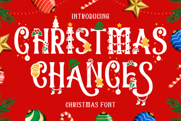 Christmas Chances Font for Festive Branding
