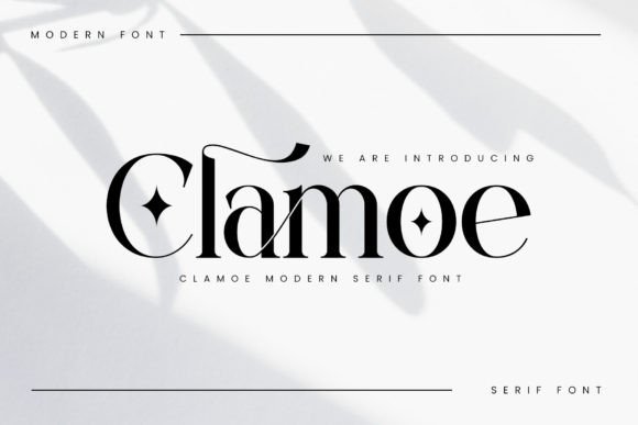 Clamoe: A Serif Font for Elegant Campaigns