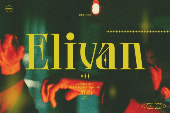Elivan: A Serif Typeface for Elegant Editorial Design