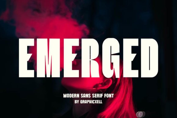Emerged: A Minimalist Sans Serif Font for Web Design