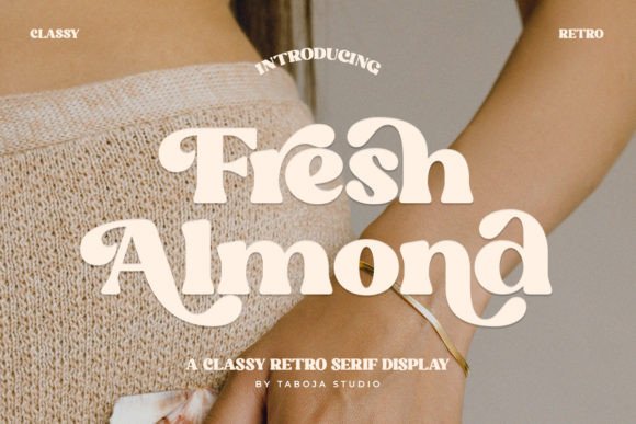 Fresh Almond Font: Elevate Your Craft Designs