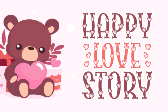 Happy Love Story Font for Small Business Branding