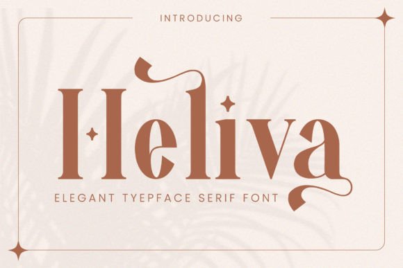 Heliva: A Stylish Serif Font for Makers