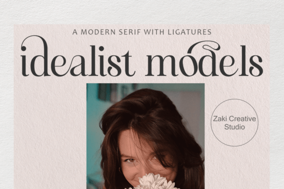 Idealist Models: A Serif Font for Editorial Design