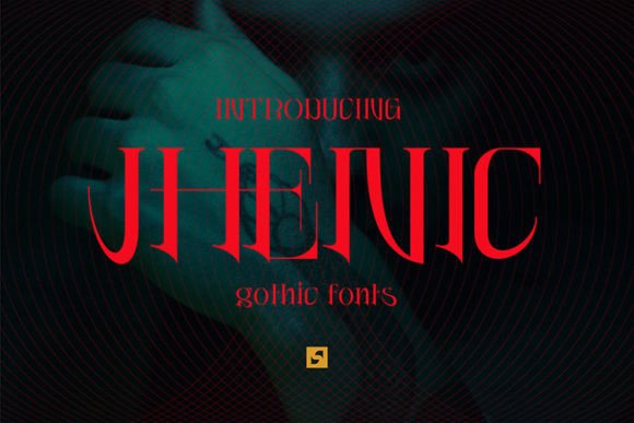 Jhenic: A Gothic Serif Typeface for Editorial Design