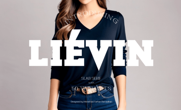 Lievin: A Slab Serif Font for Editorial Design