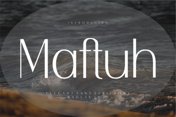 Maftuh Font: Clean Sans Serif for Web Design