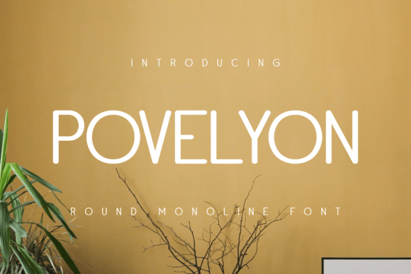 Povelyon Font: Elegant Serif for Makers