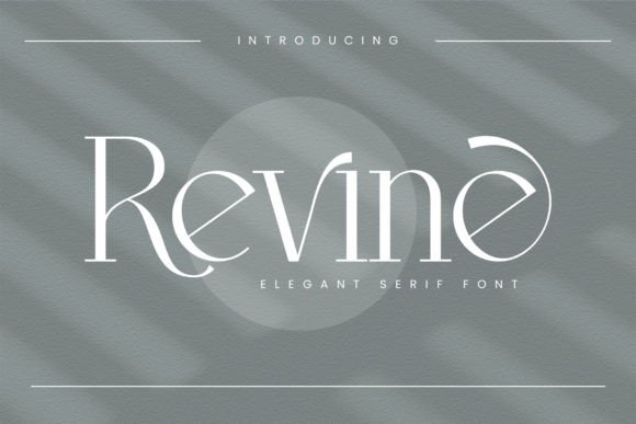 Revine: A Serif Font for Elegant Branding