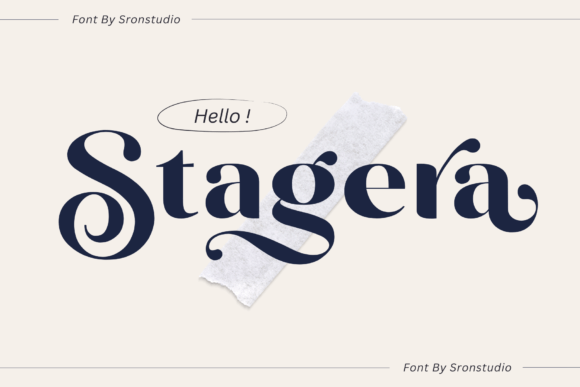 Stagera: A Modern Sans Serif Font for Web Design