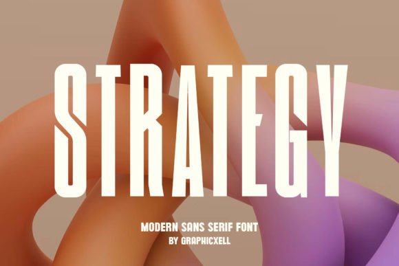 Strategy Font: Minimalist Sans Serif for Makers