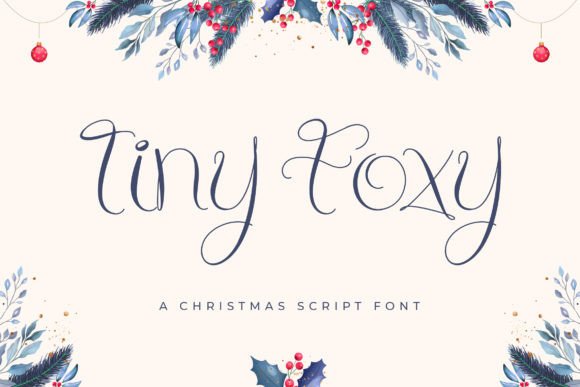 Tiny Foxy: A Festive Font for Branding