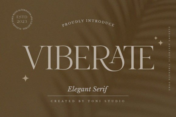 Viberate: A Serif Font for Editorial Grace
